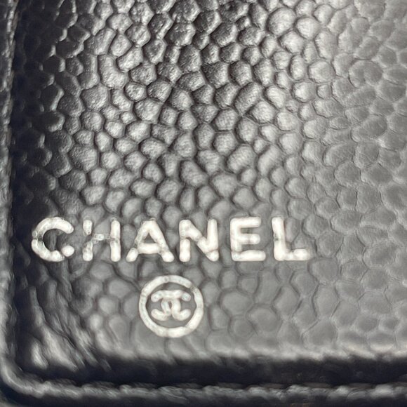 CHANEL Dark Brown Caviar Leather CC Bifold Wallet - Preowned - Picture 12 of 15